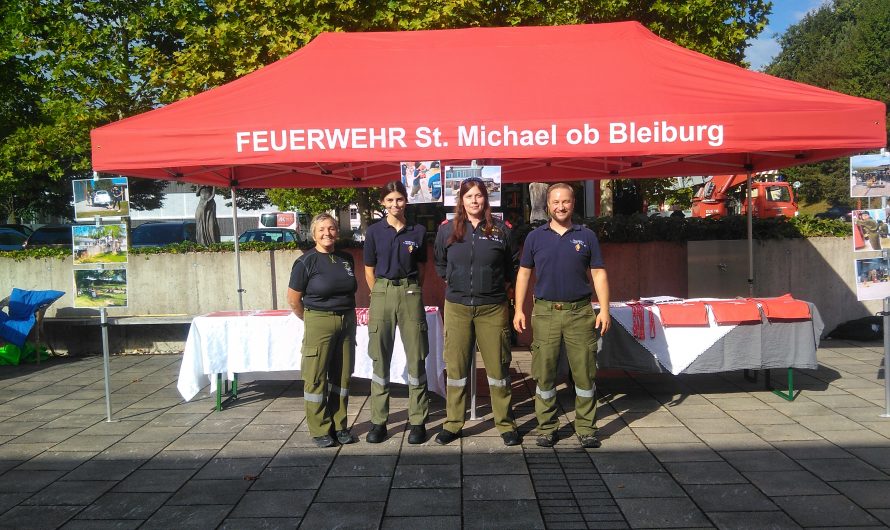 Chemieschutzübung und e5 Nachhaltigkeitstag in St. Michael ob Bleiburg