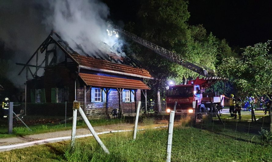 Gebäudebrand in St. Stefan