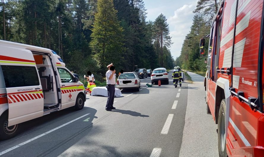 Verkehrsunfall auf der L128 Mittlerner Landesstraße