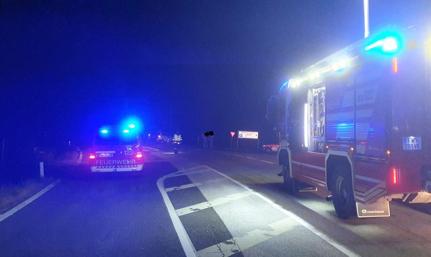 Verkehrsunfall auf der L128a Jaunfeld Straße