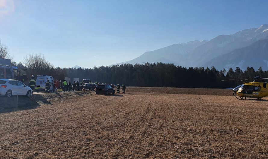 Schwerer Verkehrsunfall auf der B81 Bleiburger Straße