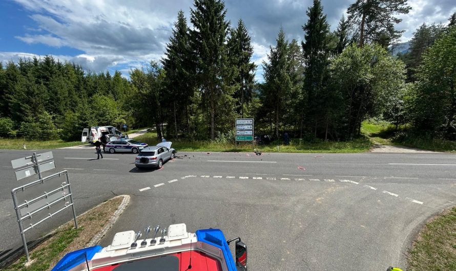 Verkehrsunfall auf der B81 Bleiburger Straße