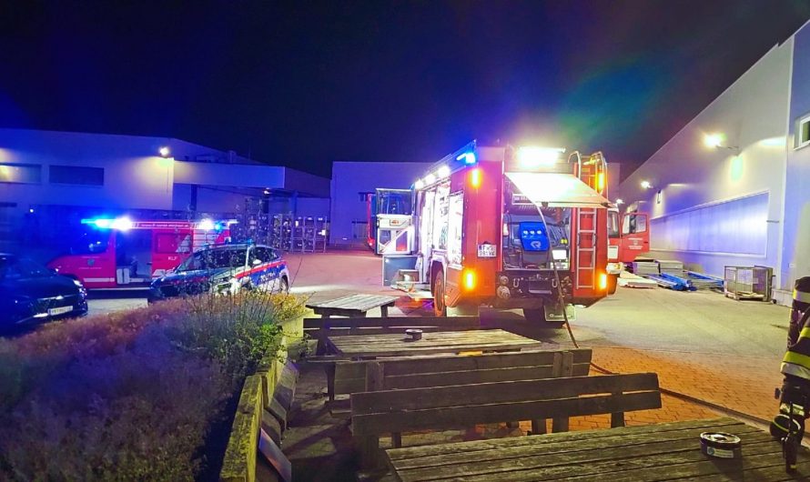 Brandmeldealarm – Brand in einem Sicherungskasten
